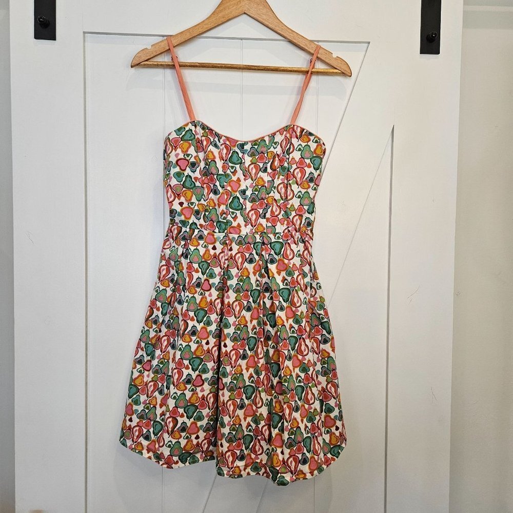 American Rag Multicolor Heart Print Mini Dress